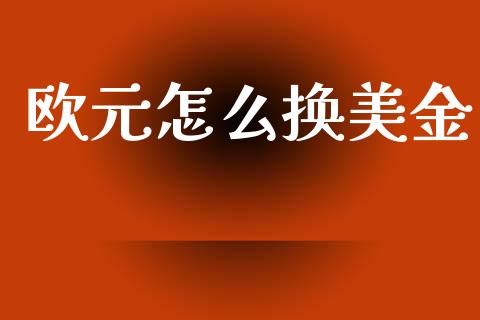 欧元怎么换美金_https://cj006.lansai.wang_金融监管_第1张