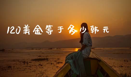 120美金等于多少韩元_https://cj006.lansai.wang_全球市场_第1张