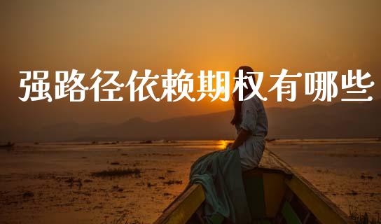 强路径依赖期权有哪些_https://cj006.lansai.wang_外汇交易_第1张