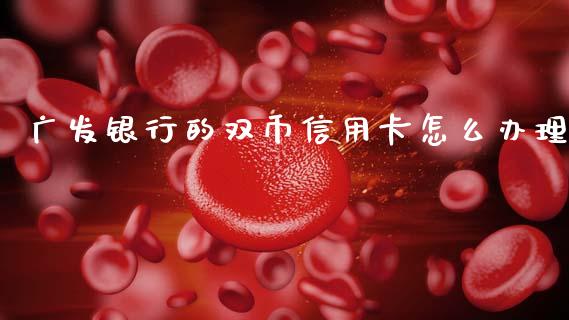 广发银行的双币信用卡怎么办理_https://cj006.lansai.wang_外汇交易_第1张