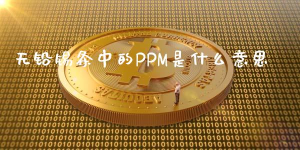 无铅锡条中的PPM是什么意思_https://cj006.lansai.wang_外汇交易_第1张