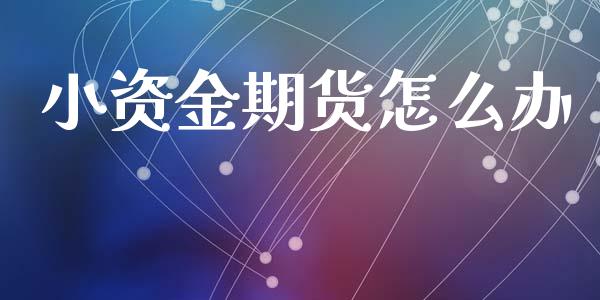 小资金期货怎么办_https://cj006.lansai.wang_金融监管_第1张