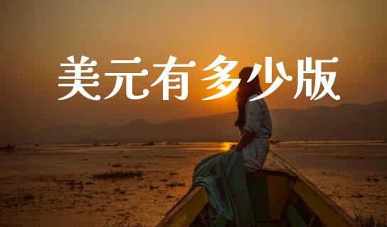 美元有多少版_https://cj006.lansai.wang_外汇交易_第1张