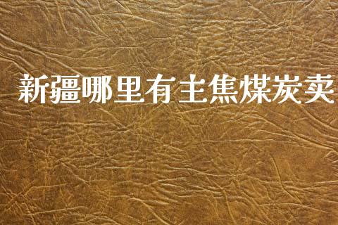 新疆哪里有主焦煤炭卖_https://cj006.lansai.wang_财经新闻_第1张