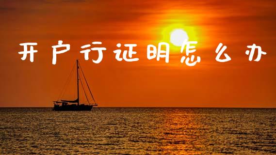 开户行证明怎么办_https://cj006.lansai.wang_期货开户_第1张