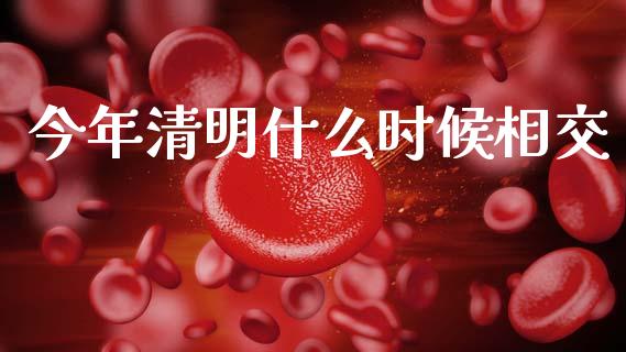 今年清明什么时候相交_https://cj006.lansai.wang_债券资讯_第1张