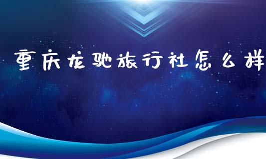 重庆龙驰旅行社怎么样_https://cj006.lansai.wang_外汇交易_第1张