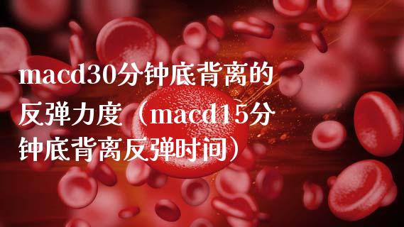macd30分钟底背离的反弹力度（macd15分钟底背离反弹时间）_https://cj006.lansai.wang_期货开户_第1张