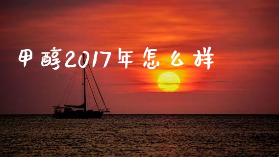 甲醇2017年怎么样_https://cj006.lansai.wang_债券资讯_第1张