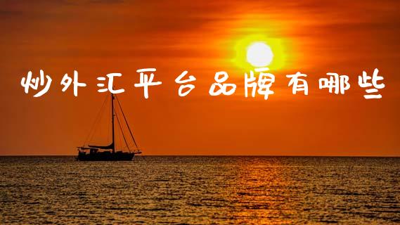 炒外汇平台品牌有哪些_https://cj006.lansai.wang_债券资讯_第1张