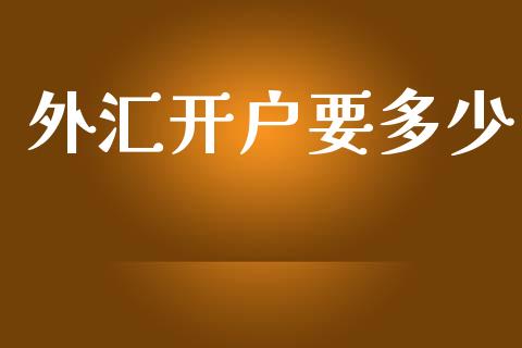 外汇开户要多少_https://cj006.lansai.wang_债券资讯_第1张