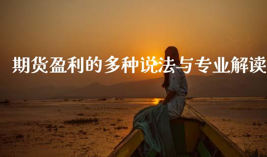 期货盈利的多种说法与专业解读_https://cj006.lansai.wang_金融监管_第1张