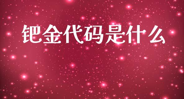 钯金代码是什么_https://cj006.lansai.wang_债券资讯_第1张