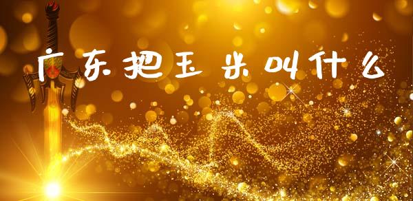 广东把玉米叫什么_https://cj006.lansai.wang_债券资讯_第1张