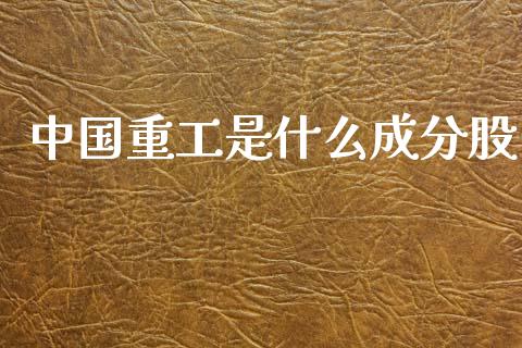 中国重工是什么成分股_https://cj006.lansai.wang_金融监管_第1张