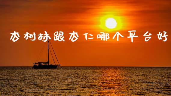 杏树林跟杏仁哪个平台好_https://cj006.lansai.wang_期货开户_第1张