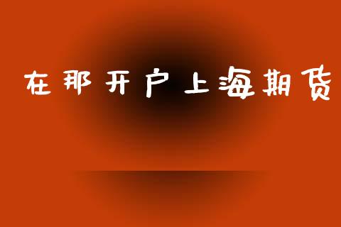 在那开户上海期货_https://cj006.lansai.wang_外汇交易_第1张