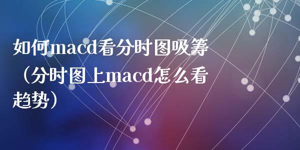 如何macd看分时图吸筹（分时图上macd怎么看趋势）_https://cj006.lansai.wang_债券资讯_第1张