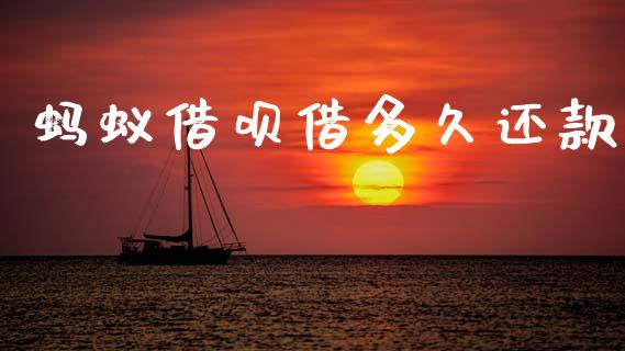 蚂蚁借呗借多久还款_https://cj006.lansai.wang_全球市场_第1张