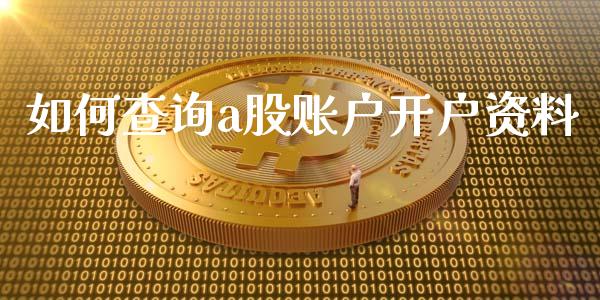 如何查询a股账户开户资料_https://cj006.lansai.wang_债券资讯_第1张