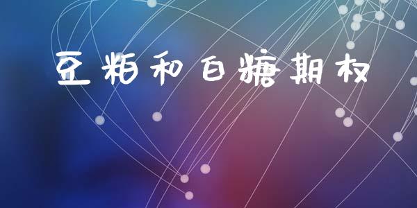 豆粕和白糖期权_https://cj006.lansai.wang_金融监管_第1张