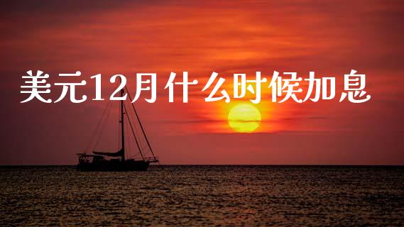 美元12月什么时候加息_https://cj006.lansai.wang_债券资讯_第1张
