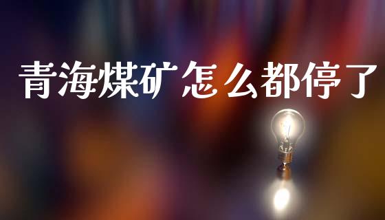 青海煤矿怎么都停了_https://cj006.lansai.wang_财经新闻_第1张