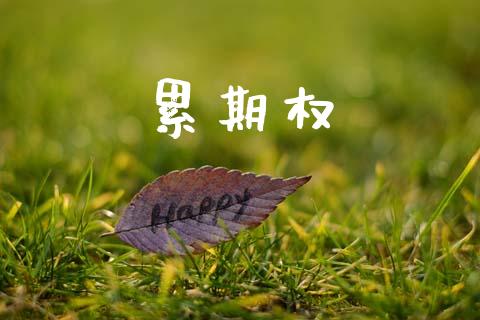 累期权_https://cj006.lansai.wang_债券资讯_第1张