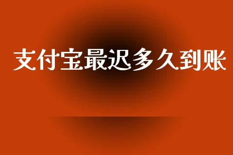 支付宝最迟多久到账_https://cj006.lansai.wang_金融监管_第1张