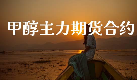 甲醇主力期货合约_https://cj006.lansai.wang_金融监管_第1张