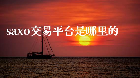 saxo交易平台是哪里的_https://cj006.lansai.wang_债券资讯_第1张