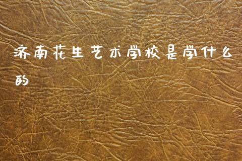 济南花生艺术学校是学什么的_https://cj006.lansai.wang_金融监管_第1张