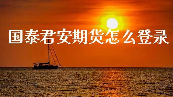国泰君安期货怎么登录_https://cj006.lansai.wang_金融监管_第1张