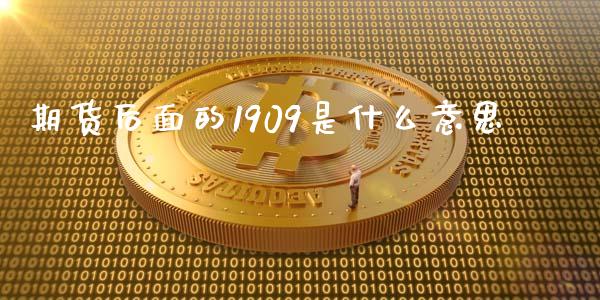 期货后面的1909是什么意思_https://cj006.lansai.wang_金融监管_第1张