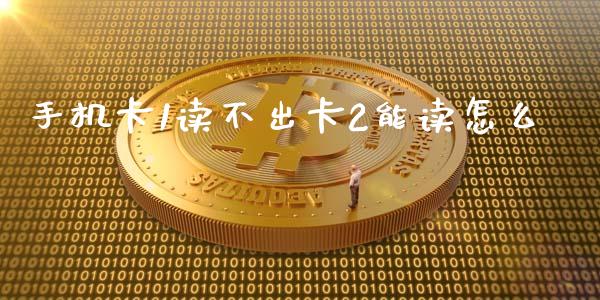 手机卡1读不出卡2能读怎么_https://cj006.lansai.wang_期货开户_第1张