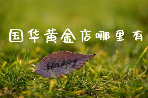 国华黄金店哪里有_https://cj006.lansai.wang_债券资讯_第1张
