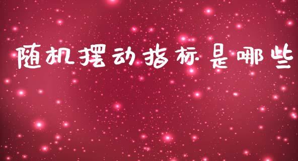 随机摆动指标是哪些_https://cj006.lansai.wang_金融监管_第1张
