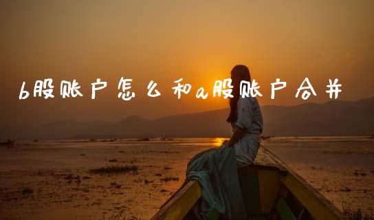 b股账户怎么和a股账户合并_https://cj006.lansai.wang_期货开户_第1张