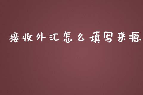 接收外汇怎么填写来源_https://cj006.lansai.wang_债券资讯_第1张