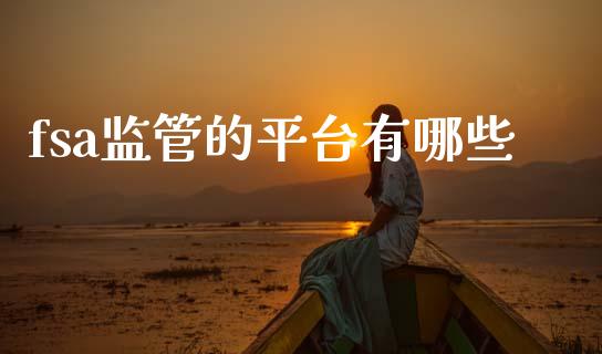 fsa监管的平台有哪些_https://cj006.lansai.wang_外汇交易_第1张