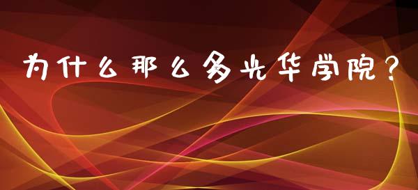 为什么那么多光华学院？_https://cj006.lansai.wang_全球市场_第1张