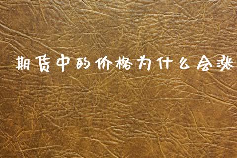 期货中的价格为什么会涨_https://cj006.lansai.wang_全球市场_第1张