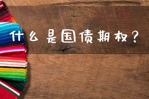 什么是国债期权？_https://cj006.lansai.wang_债券资讯_第1张