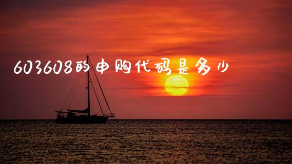 603608的申购代码是多少_https://cj006.lansai.wang_期货开户_第1张
