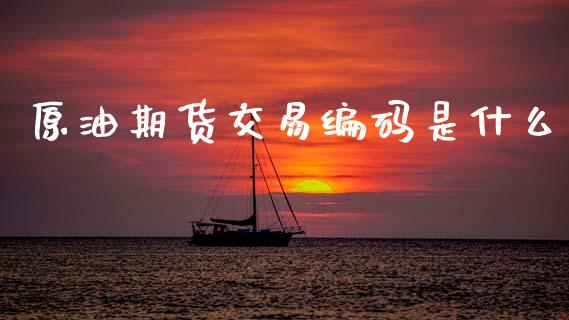 原油期货交易编码是什么_https://cj006.lansai.wang_期货开户_第1张