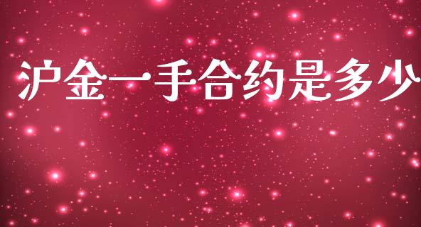 沪金一手合约是多少_https://cj006.lansai.wang_期货开户_第1张