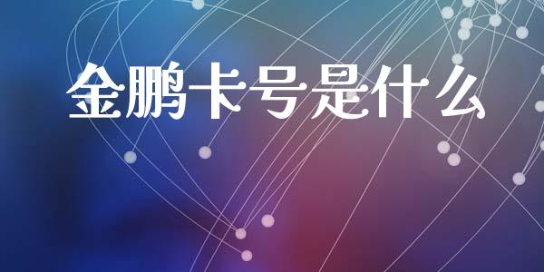 金鹏卡号是什么_https://cj006.lansai.wang_债券资讯_第1张