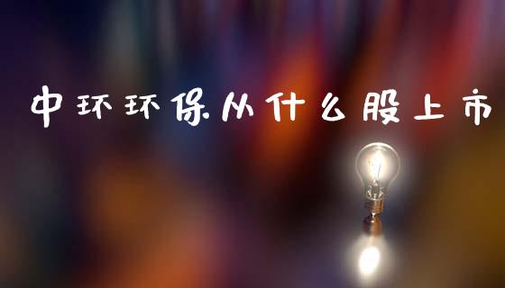中环环保从什么股上市_https://cj006.lansai.wang_金融监管_第1张