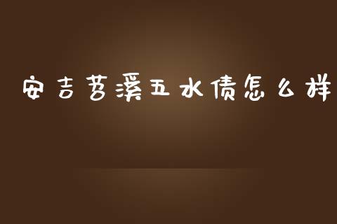 安吉苕溪五水债怎么样_期货开户_第1张_期货开户_金融监管_外汇交易_债券资讯_全球市场_财经新闻 安吉苕溪五水债怎么样_https://cj006.lansai.wang_期货开户_第1张