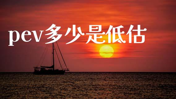 pev多少是低估_https://cj006.lansai.wang_债券资讯_第1张